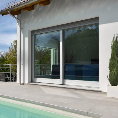 Finestra veranda con piscina Palmieri Serramenti